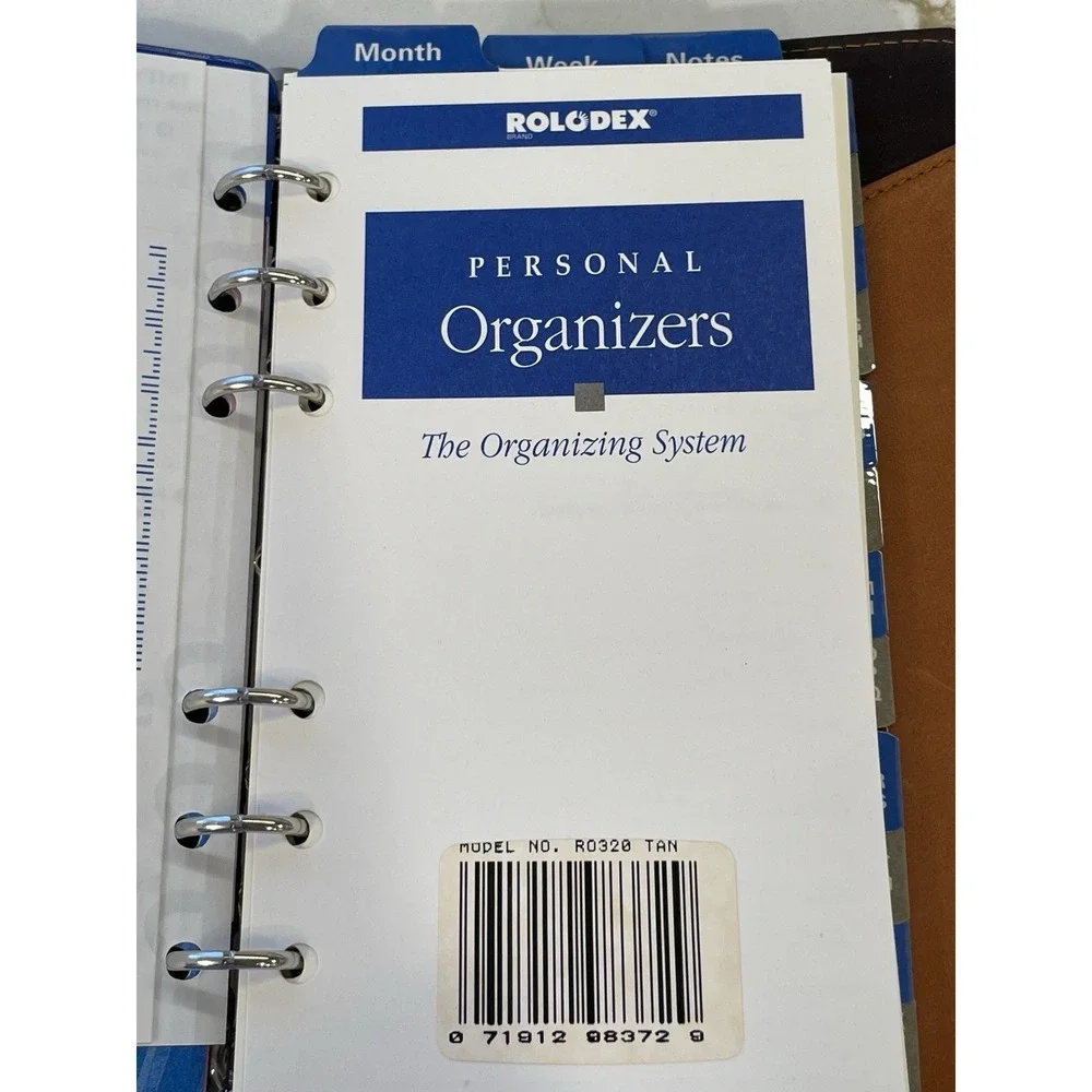 Rolodex vintage planner